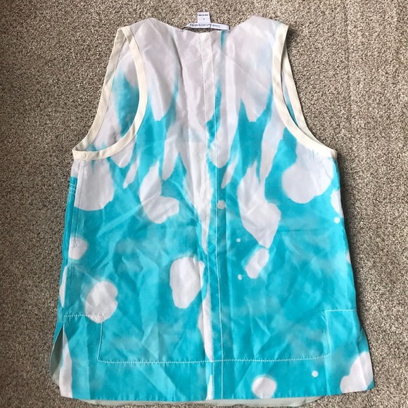 Diane Von Furstenberg silk graphic top - Picture 2 of 2